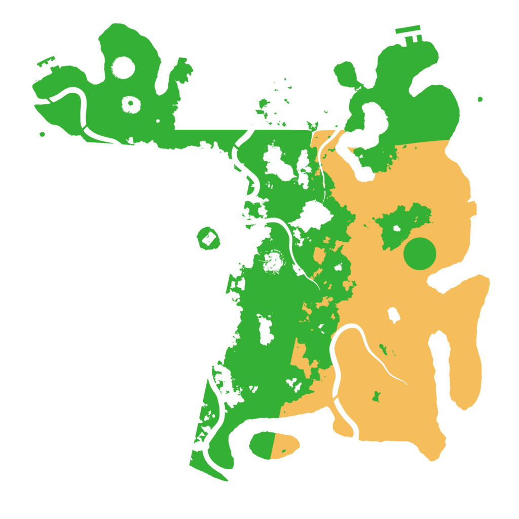 Biome Rust Map: Procedural Map, Size: 4200, Seed: 236899932