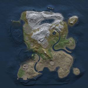 Thumbnail Rust Map: Procedural Map, Size: 2500, Seed: 925286231, 7 Monuments