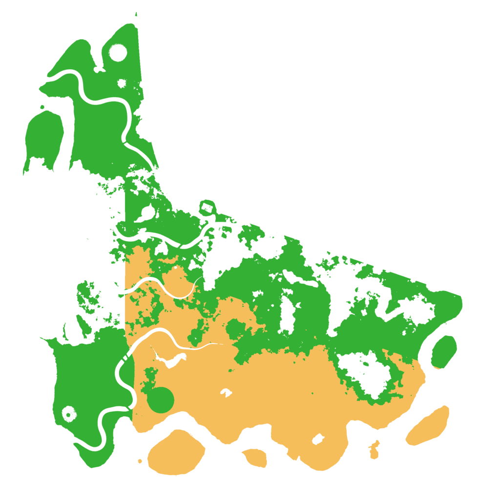 Biome Rust Map: Procedural Map, Size: 5000, Seed: 1444631035