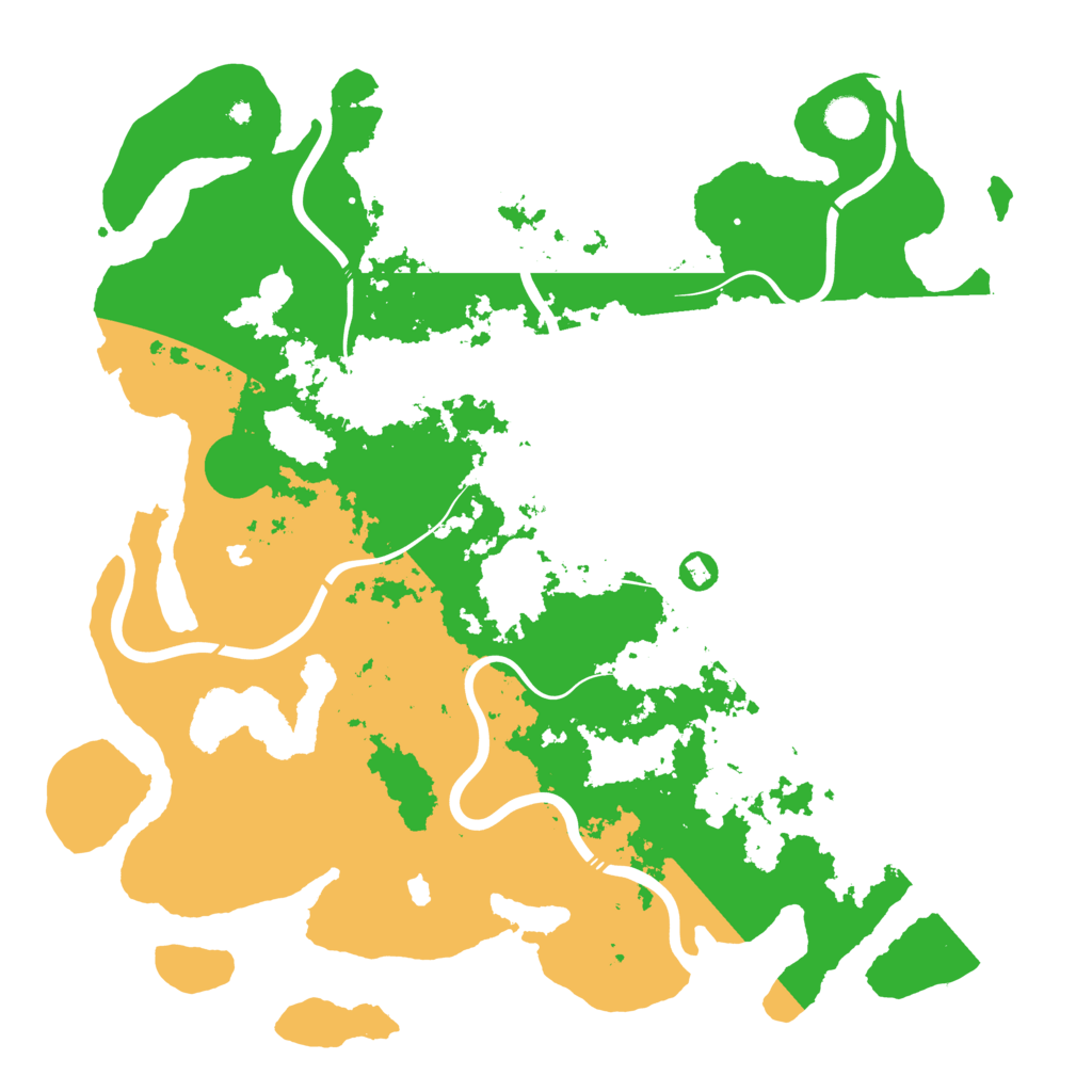 Biome Rust Map: Procedural Map, Size: 4500, Seed: 468816049