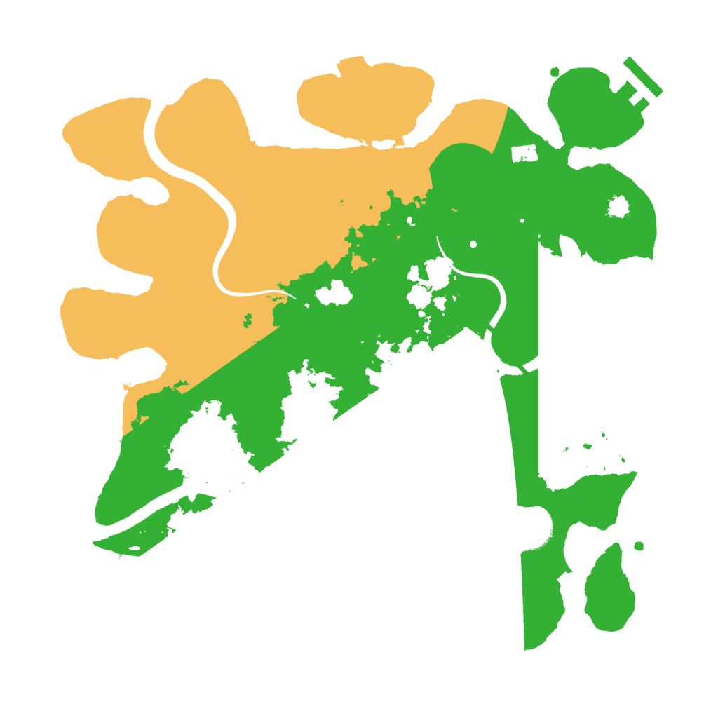 Biome Rust Map: Procedural Map, Size: 3000, Seed: 523170355