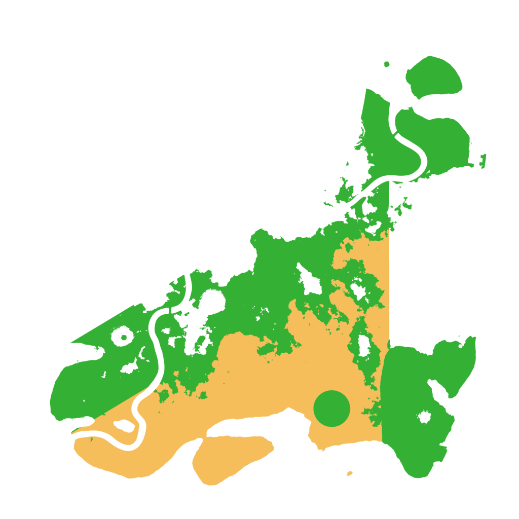 Biome Rust Map: Procedural Map, Size: 3750, Seed: 558885282