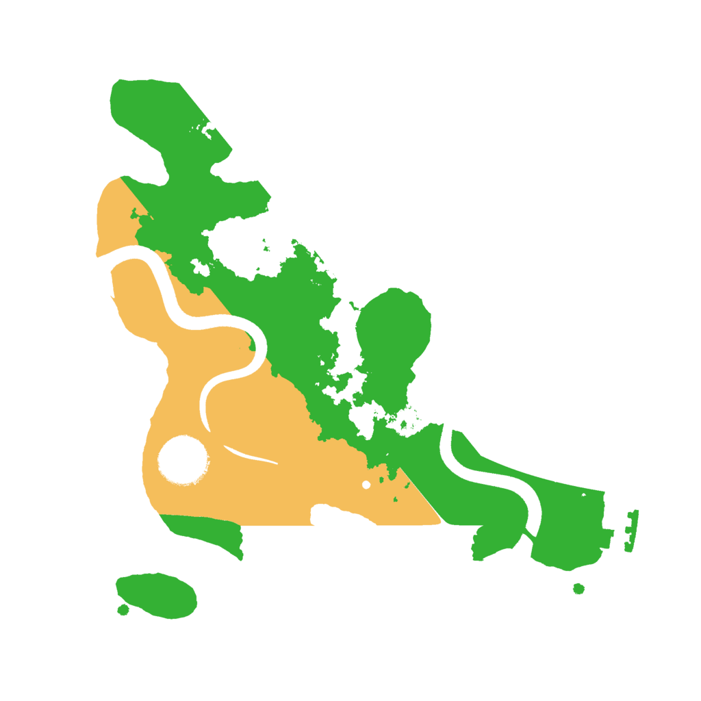 Biome Rust Map: Procedural Map, Size: 2500, Seed: 329533156