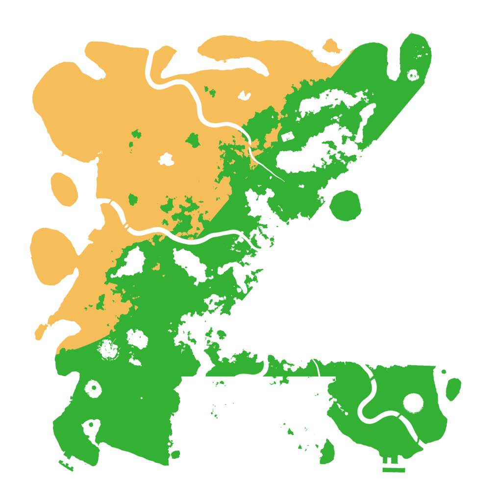 Biome Rust Map: Procedural Map, Size: 4500, Seed: 321708170