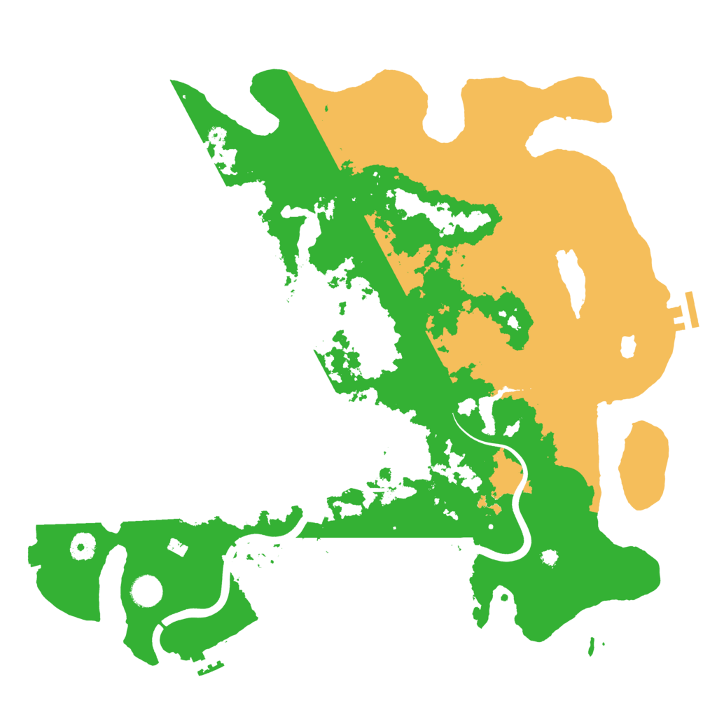 Biome Rust Map: Procedural Map, Size: 4000, Seed: 1010212999