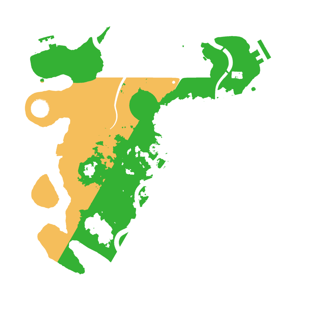 Biome Rust Map: Procedural Map, Size: 3000, Seed: 86815505