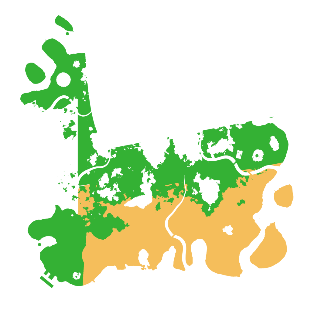 Biome Rust Map: Procedural Map, Size: 4000, Seed: 1831106800