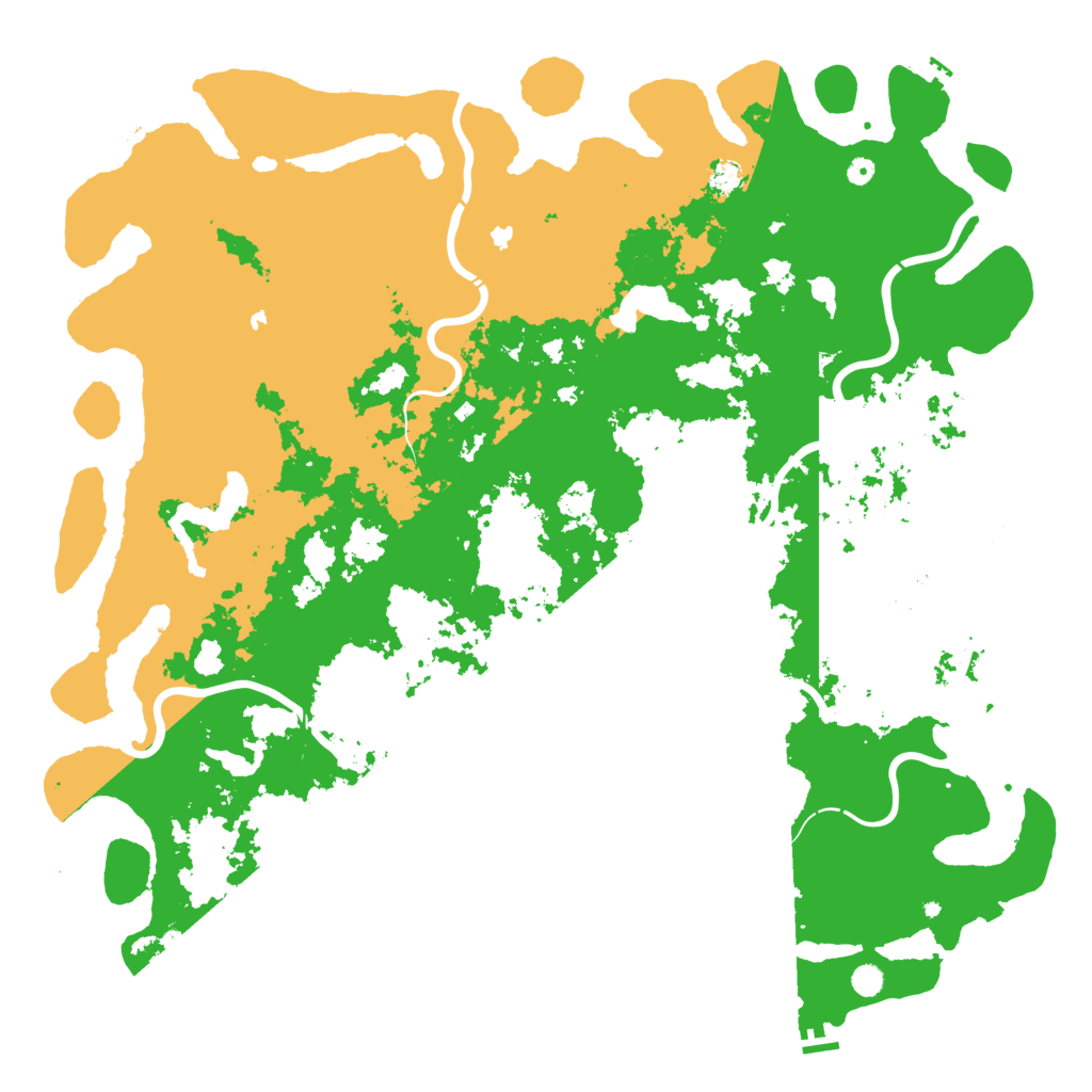 Biome Rust Map: Procedural Map, Size: 6000, Seed: 1302026