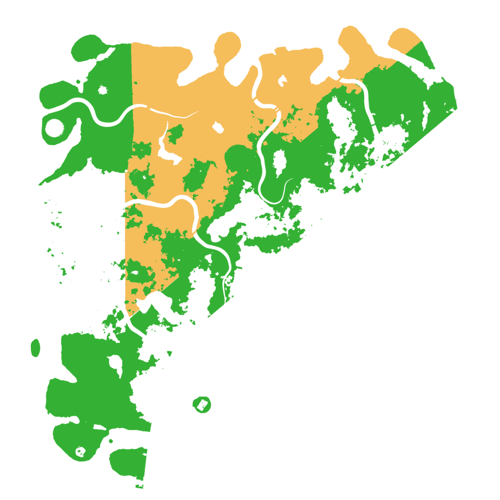 Biome Rust Map: Procedural Map, Size: 5000, Seed: 658394822