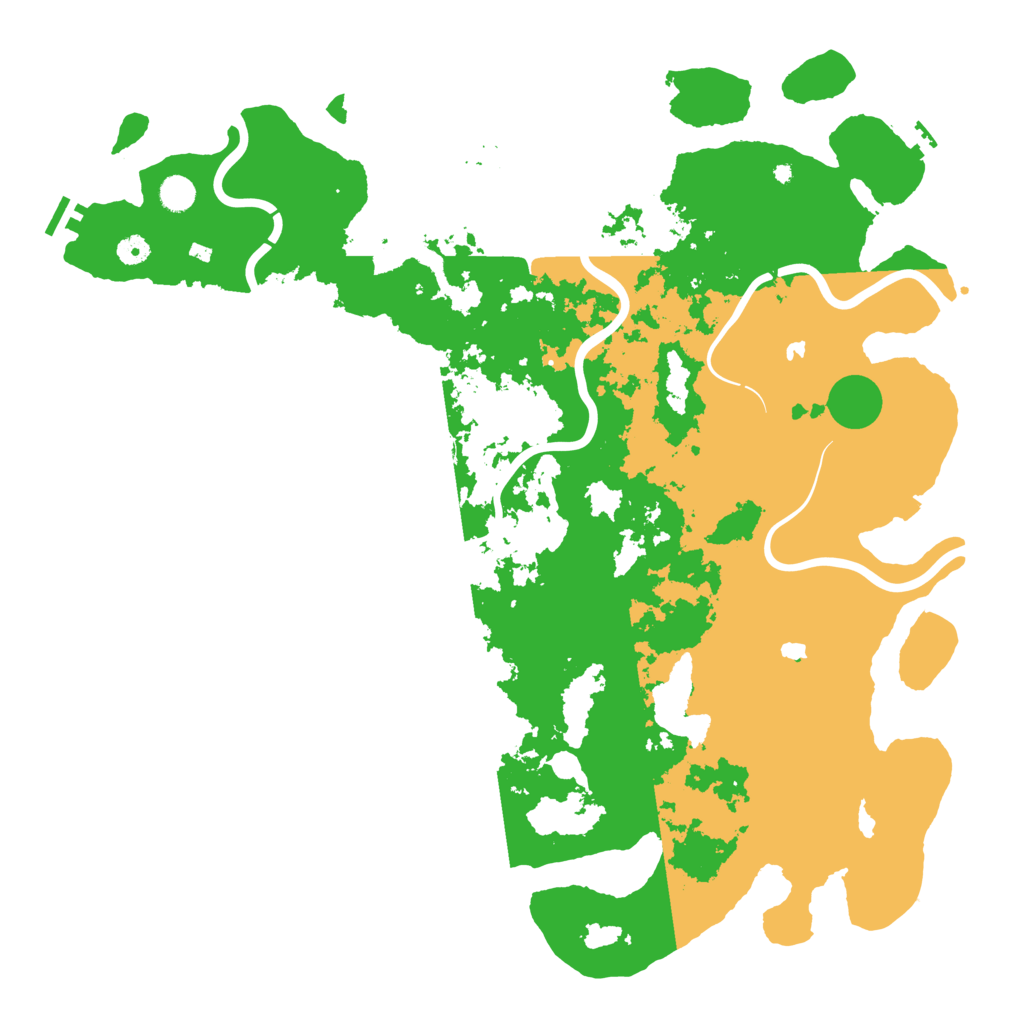 Biome Rust Map: Procedural Map, Size: 5000, Seed: 1162004483