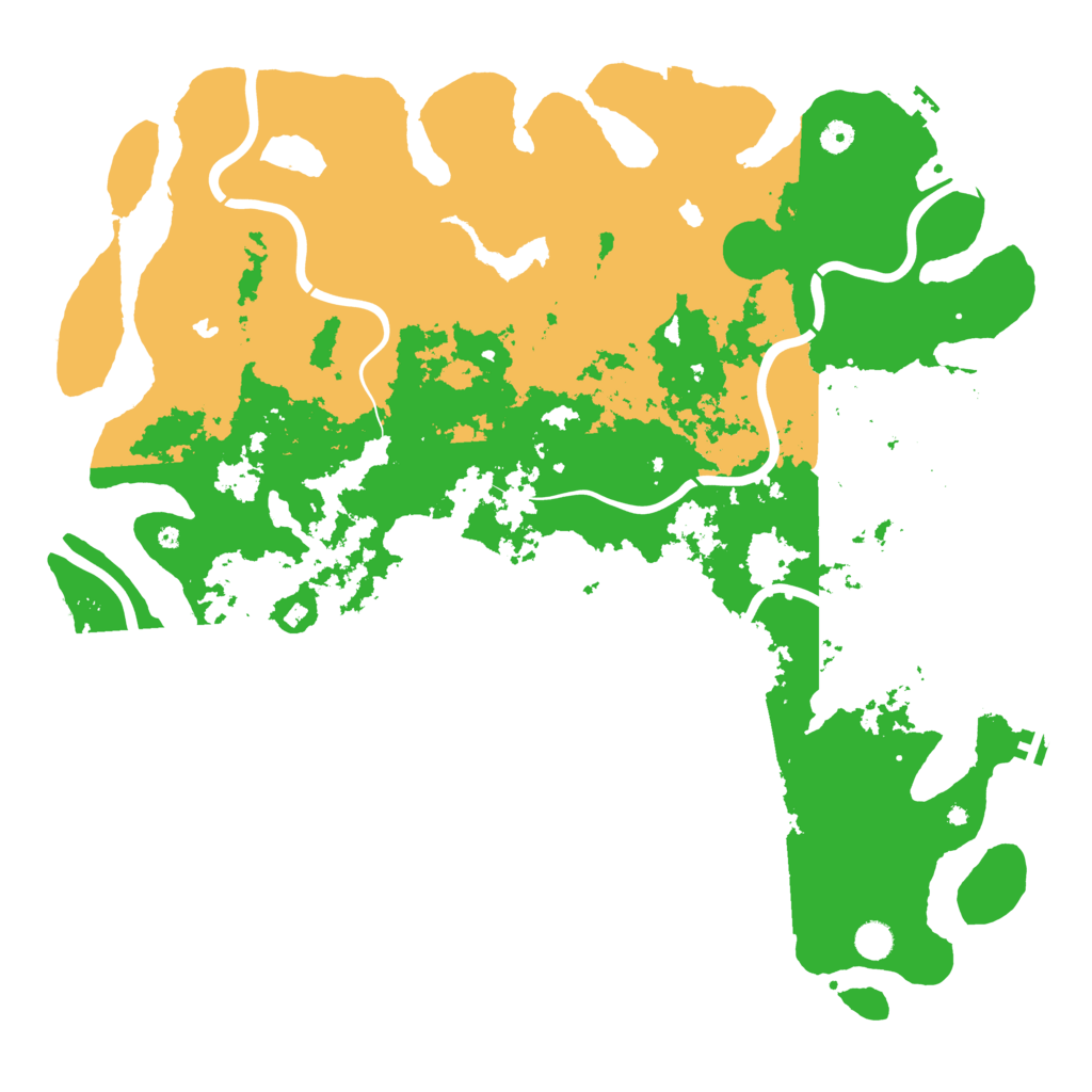 Biome Rust Map: Procedural Map, Size: 5000, Seed: 1584666584