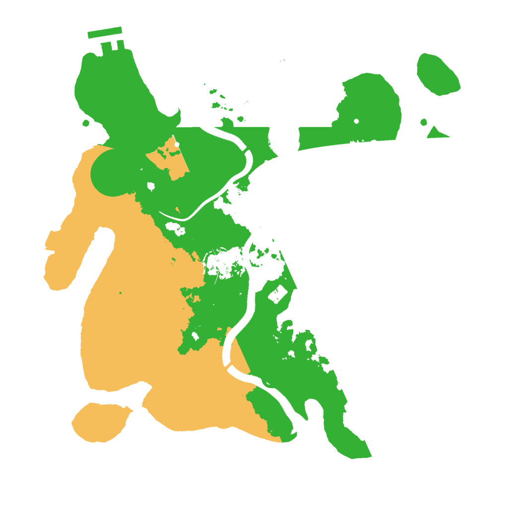 Biome Rust Map: Procedural Map, Size: 3000, Seed: 1577085600