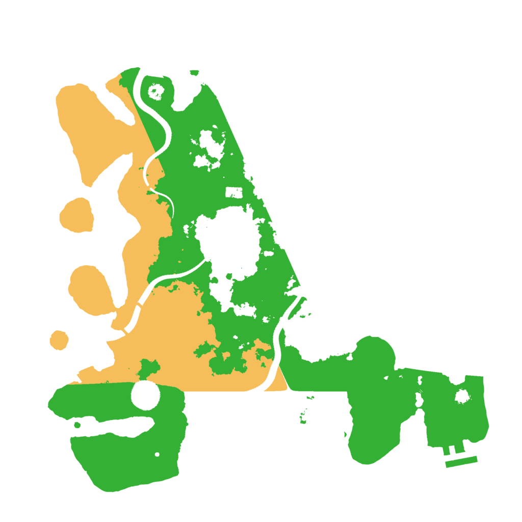 Biome Rust Map: Procedural Map, Size: 3299, Seed: 734365578