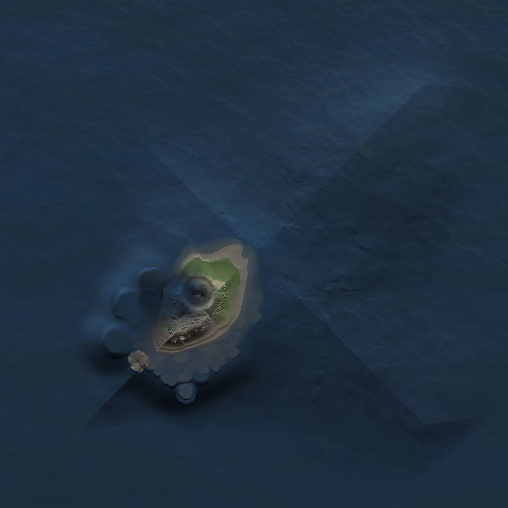 Rust Map: Procedural Map, Size: 1000, Seed: 1367476714, 1 Monuments