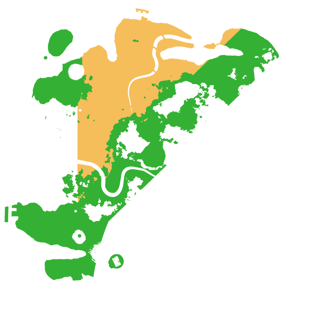 Biome Rust Map: Procedural Map, Size: 3500, Seed: 1316688627