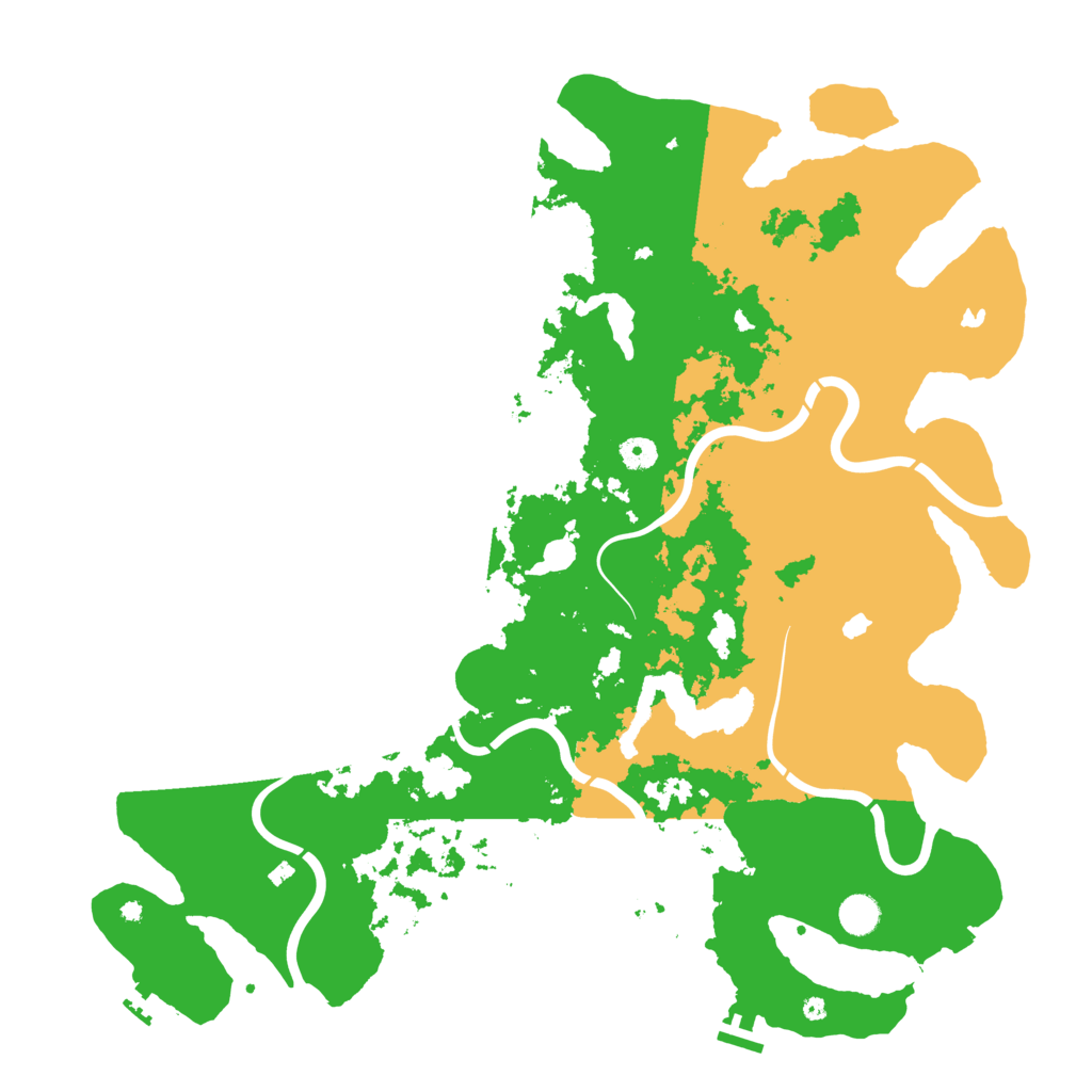 Biome Rust Map: Procedural Map, Size: 4700, Seed: 1427791459