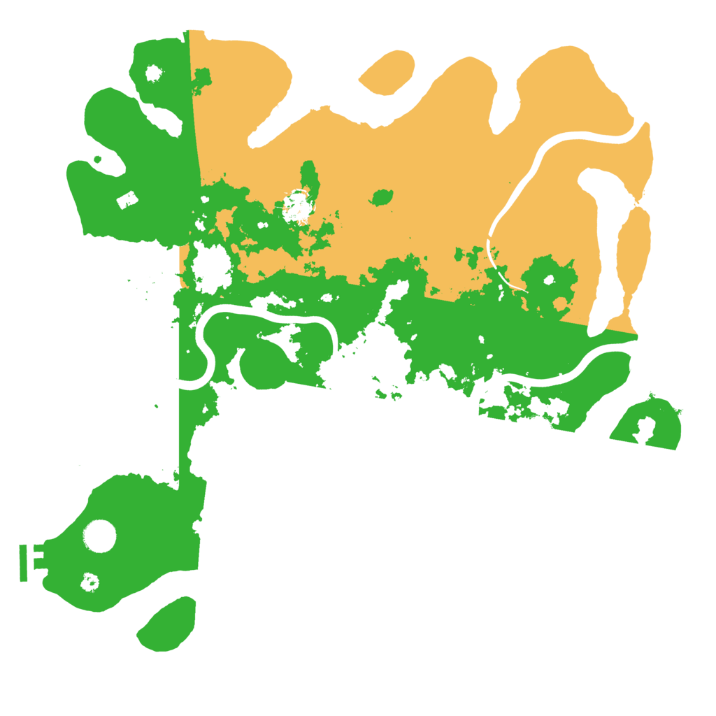 Biome Rust Map: Procedural Map, Size: 3920, Seed: 70051