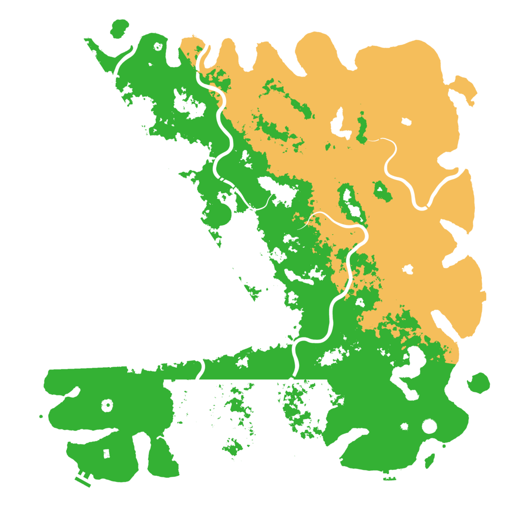 Biome Rust Map: Procedural Map, Size: 6000, Seed: 456534