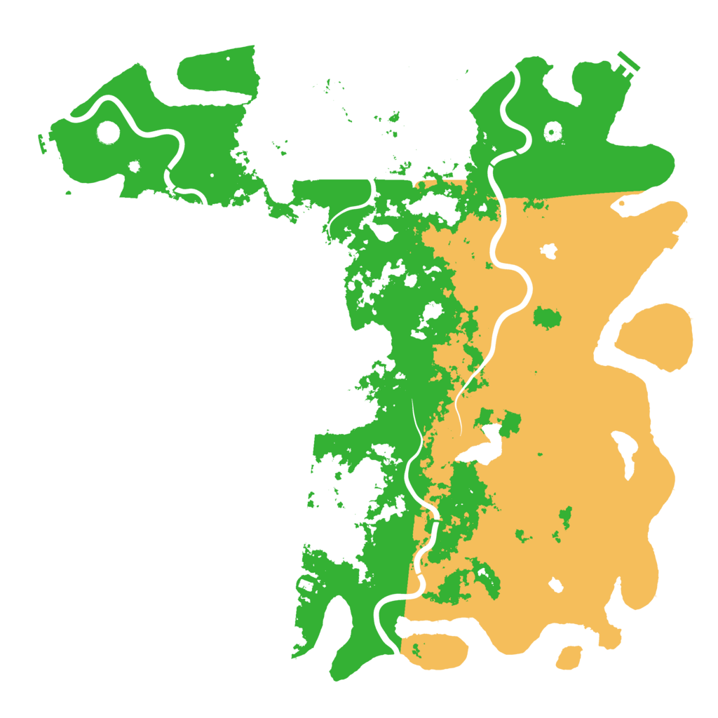 Biome Rust Map: Procedural Map, Size: 5500, Seed: 619378258