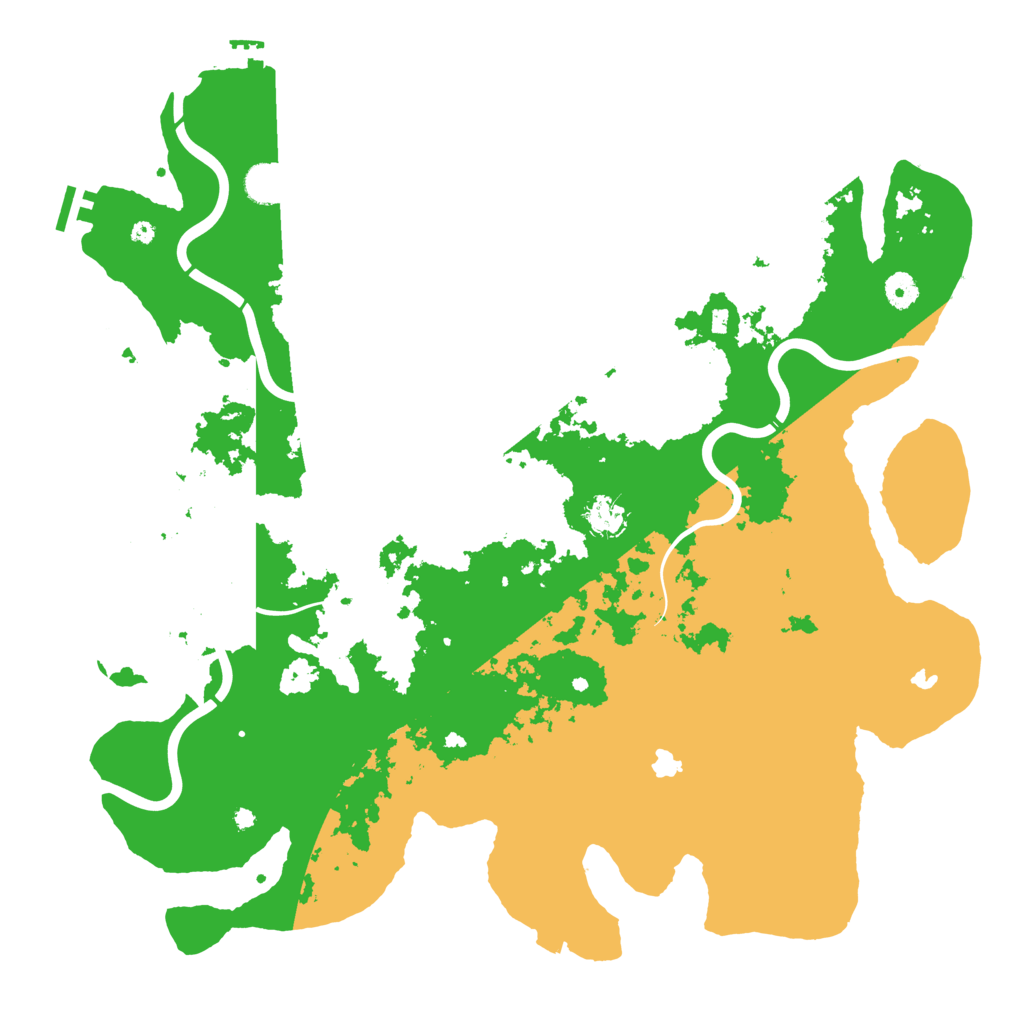 Biome Rust Map: Procedural Map, Size: 4500, Seed: 465842808