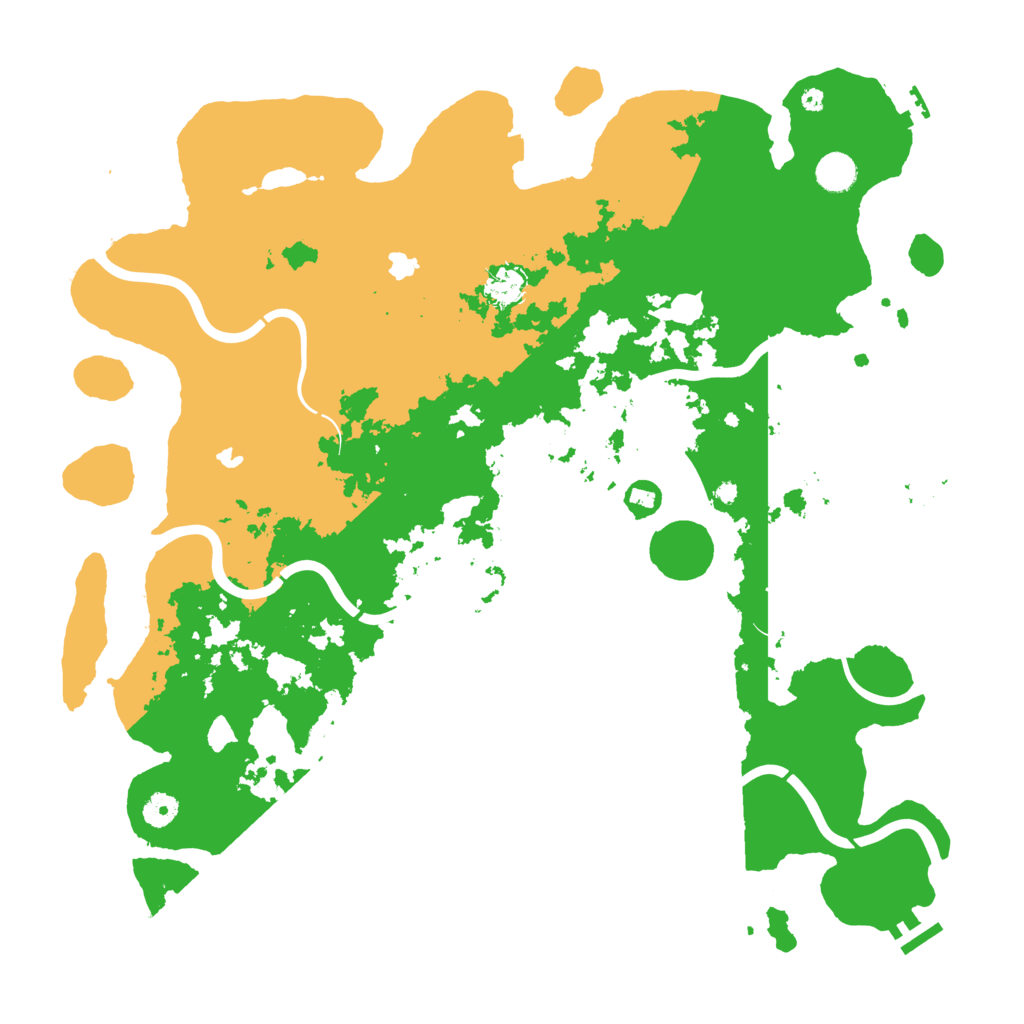 Biome Rust Map: Procedural Map, Size: 4500, Seed: 566391520