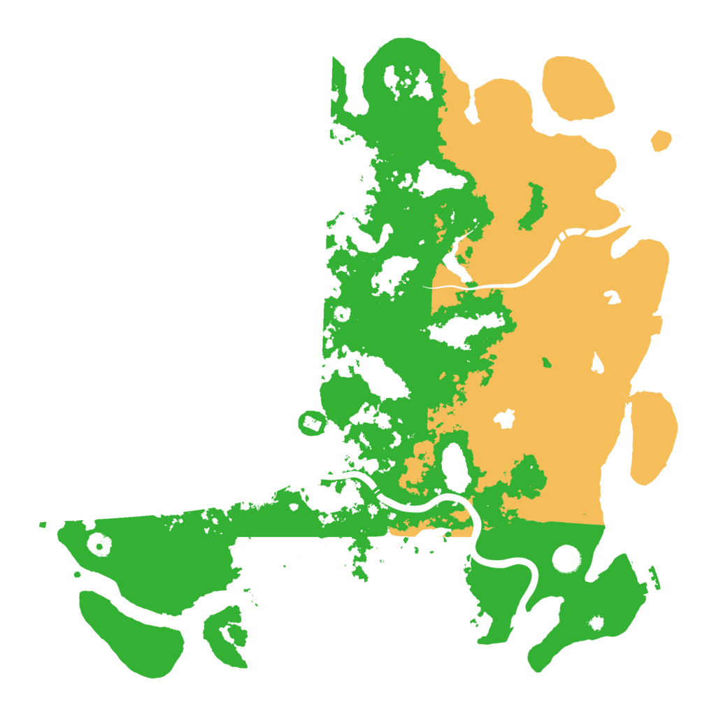 Biome Rust Map: Procedural Map, Size: 4500, Seed: 890521017