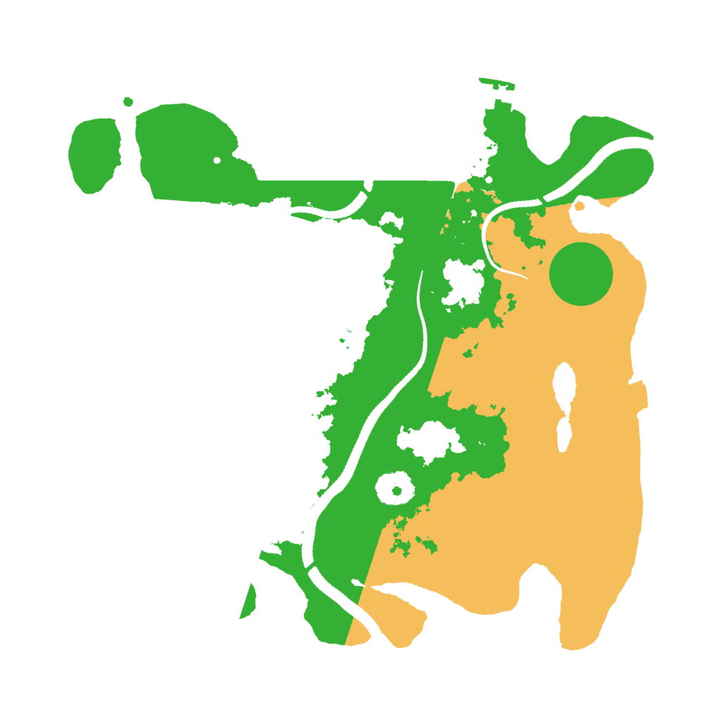 Biome Rust Map: Procedural Map, Size: 3000, Seed: 8283