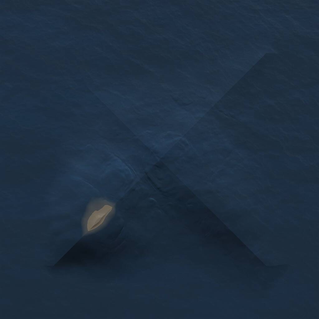 Rust Map: Procedural Map, Size: 1000, Seed: 800726076, 1 Monuments