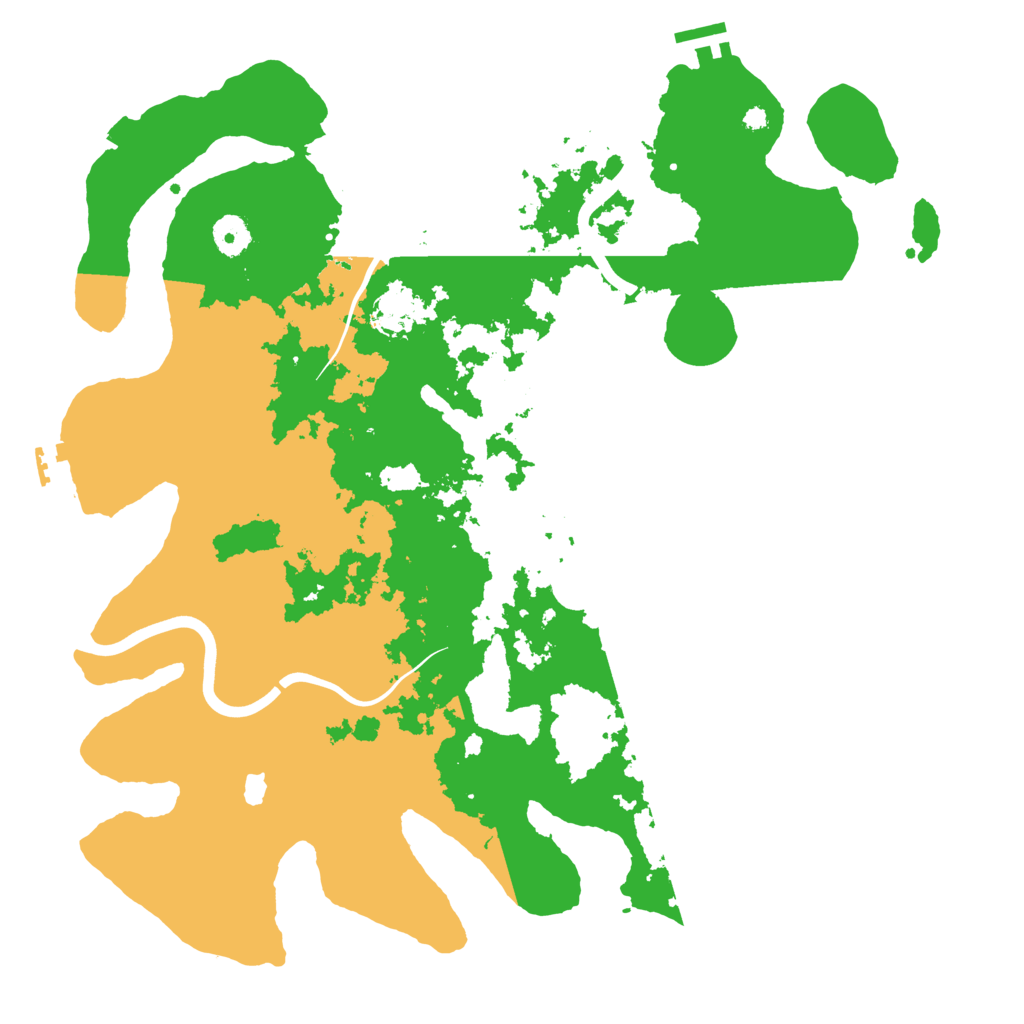 Biome Rust Map: Procedural Map, Size: 4000, Seed: 4021