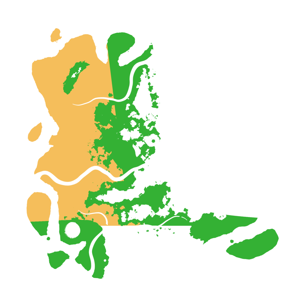 Biome Rust Map: Procedural Map, Size: 3500, Seed: 1079505596