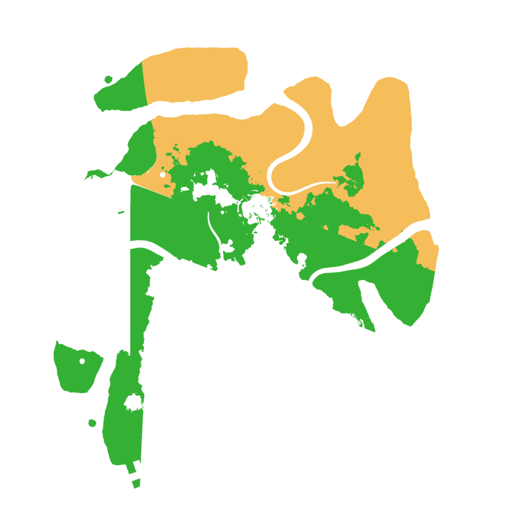 Biome Rust Map: Procedural Map, Size: 2700, Seed: 1766664090