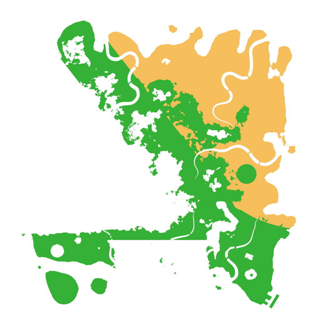 Biome Rust Map: Procedural Map, Size: 4300, Seed: 2132429840