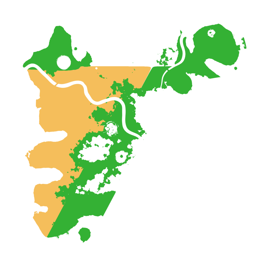 Biome Rust Map: Procedural Map, Size: 3500, Seed: 1289070199