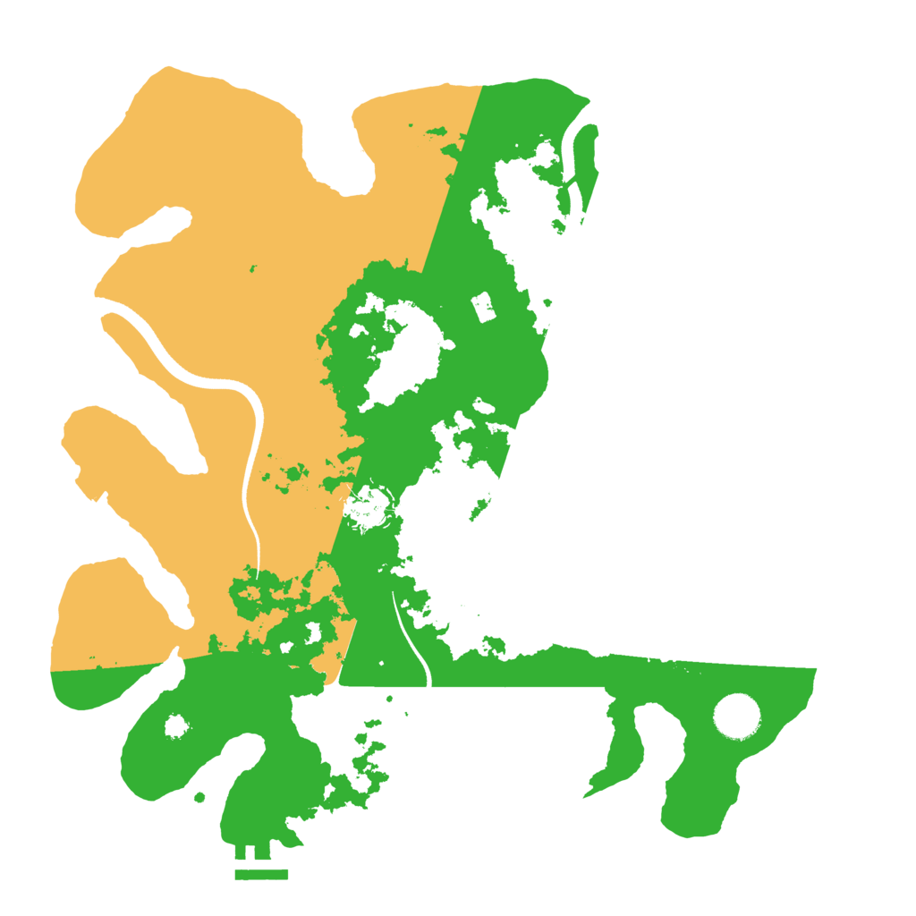Biome Rust Map: Procedural Map, Size: 3500, Seed: 1811683040