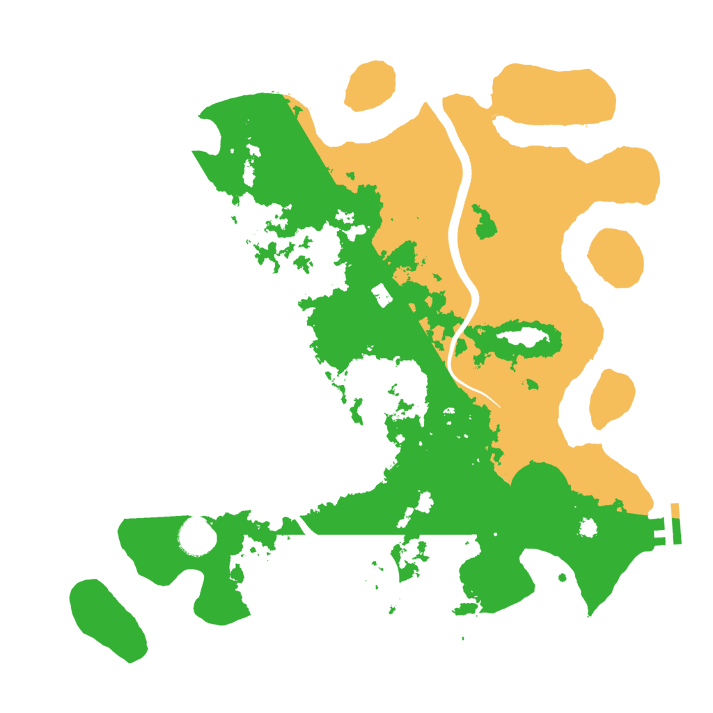 Biome Rust Map: Procedural Map, Size: 3500, Seed: 1119678892