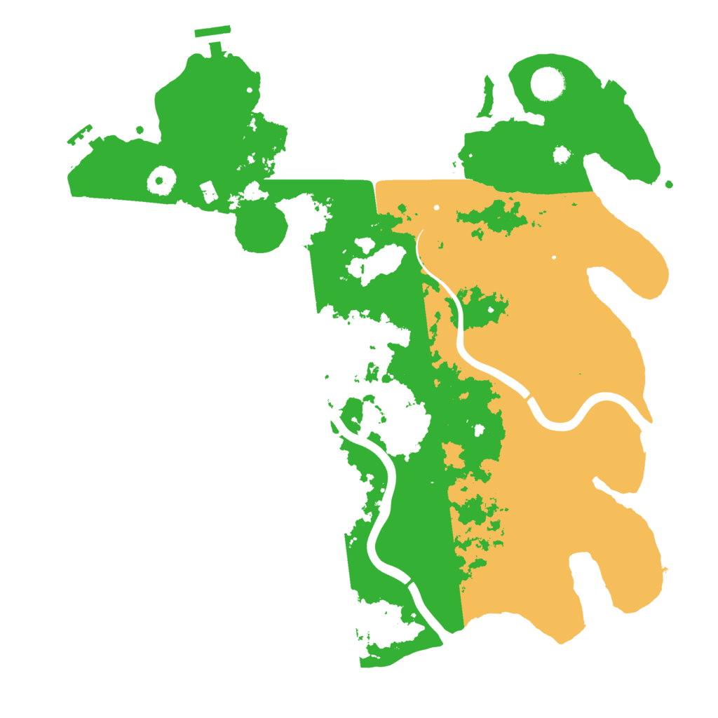Biome Rust Map: Procedural Map, Size: 3750, Seed: 1184160507