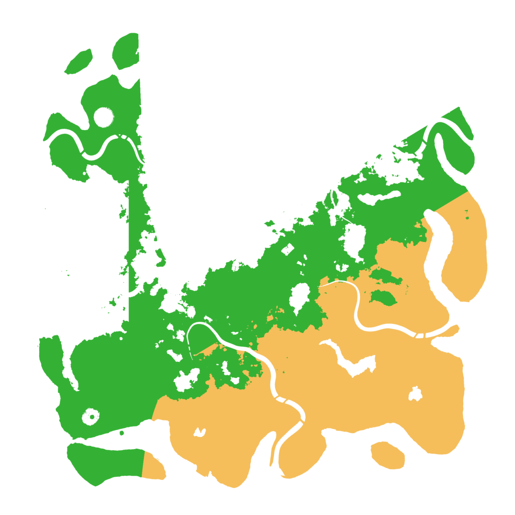 Biome Rust Map: Procedural Map, Size: 4600, Seed: 1830760804