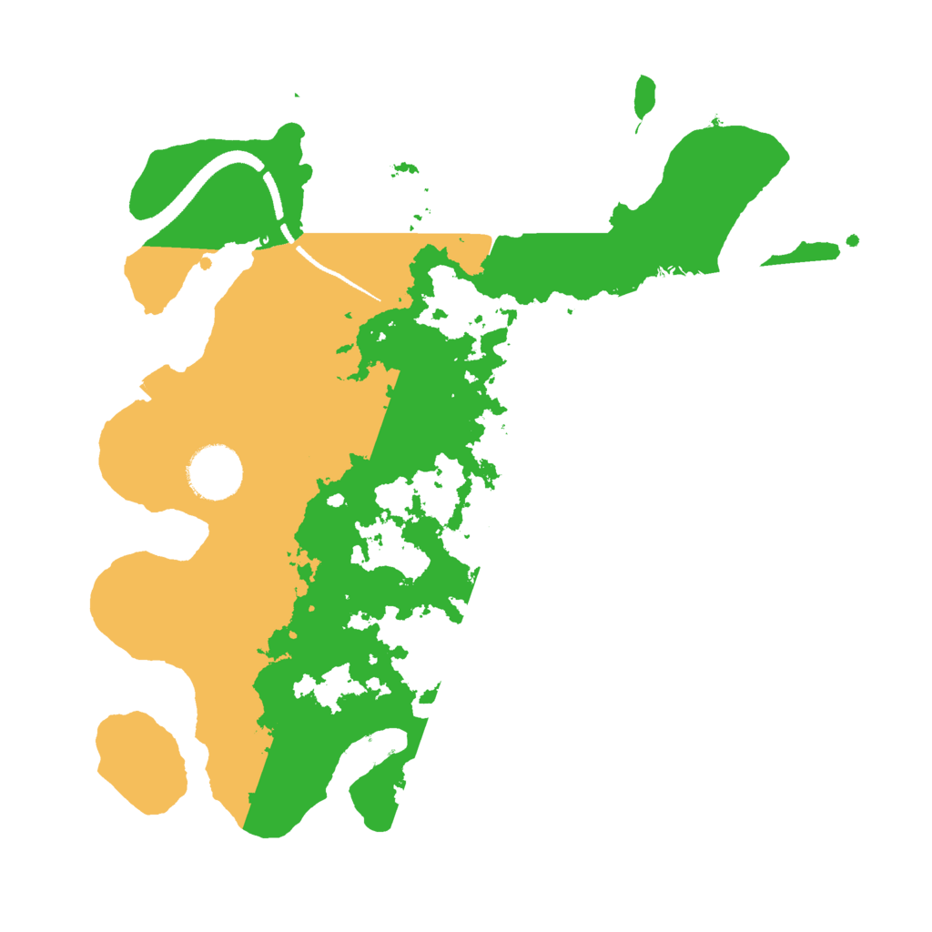 Biome Rust Map: Procedural Map, Size: 3000, Seed: 205259908
