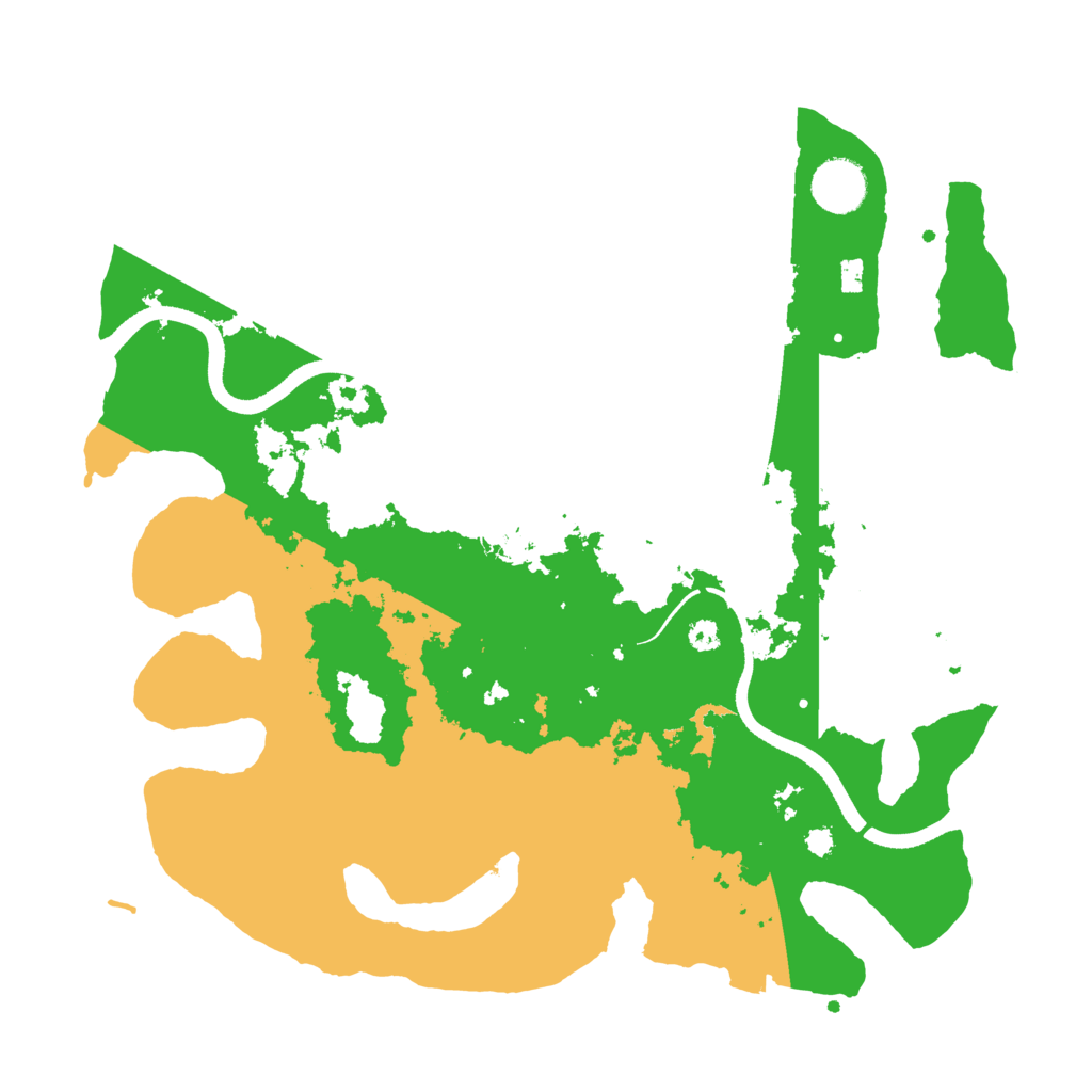 Biome Rust Map: Procedural Map, Size: 3500, Seed: 1749848314