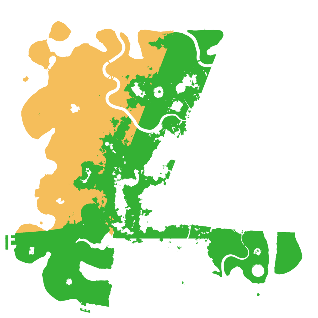 Biome Rust Map: Procedural Map, Size: 4500, Seed: 393377398