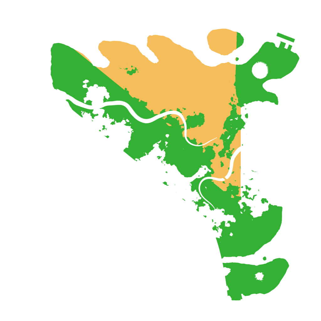 Biome Rust Map: Procedural Map, Size: 3500, Seed: 1547233212