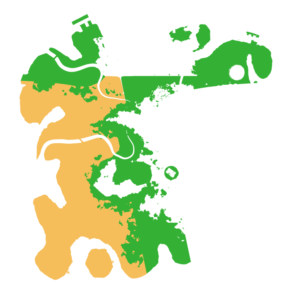 Biome Rust Map: Procedural Map, Size: 3500, Seed: 1579619160