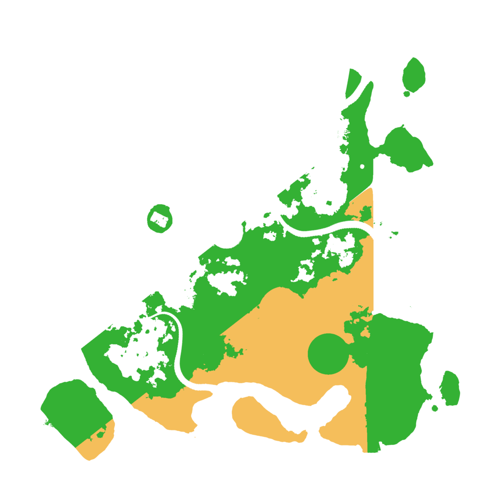 Biome Rust Map: Procedural Map, Size: 3200, Seed: 316611767