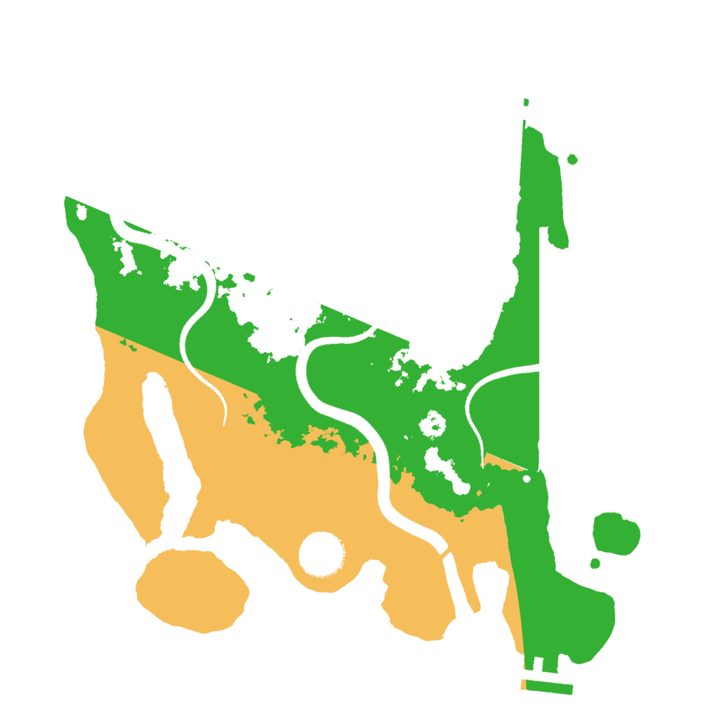 Biome Rust Map: Procedural Map, Size: 2800, Seed: 1937154577