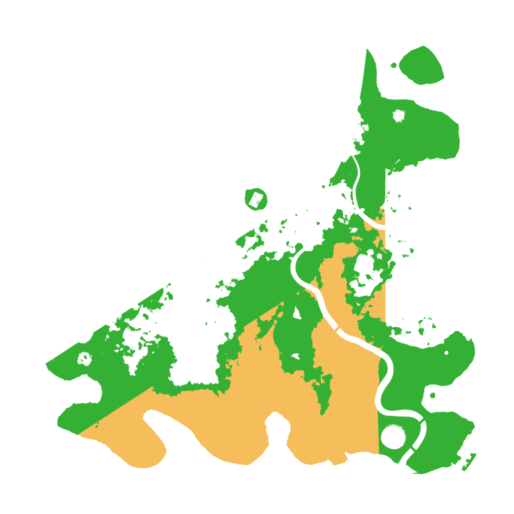 Biome Rust Map: Procedural Map, Size: 3750, Seed: 52