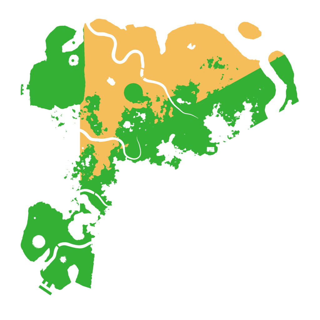 Biome Rust Map: Procedural Map, Size: 4500, Seed: 543408281