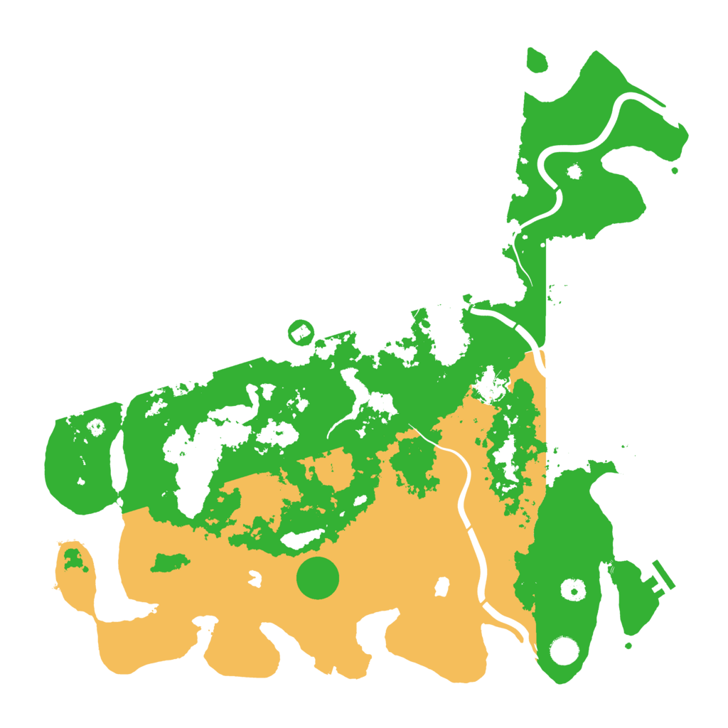 Biome Rust Map: Procedural Map, Size: 4500, Seed: 118202015