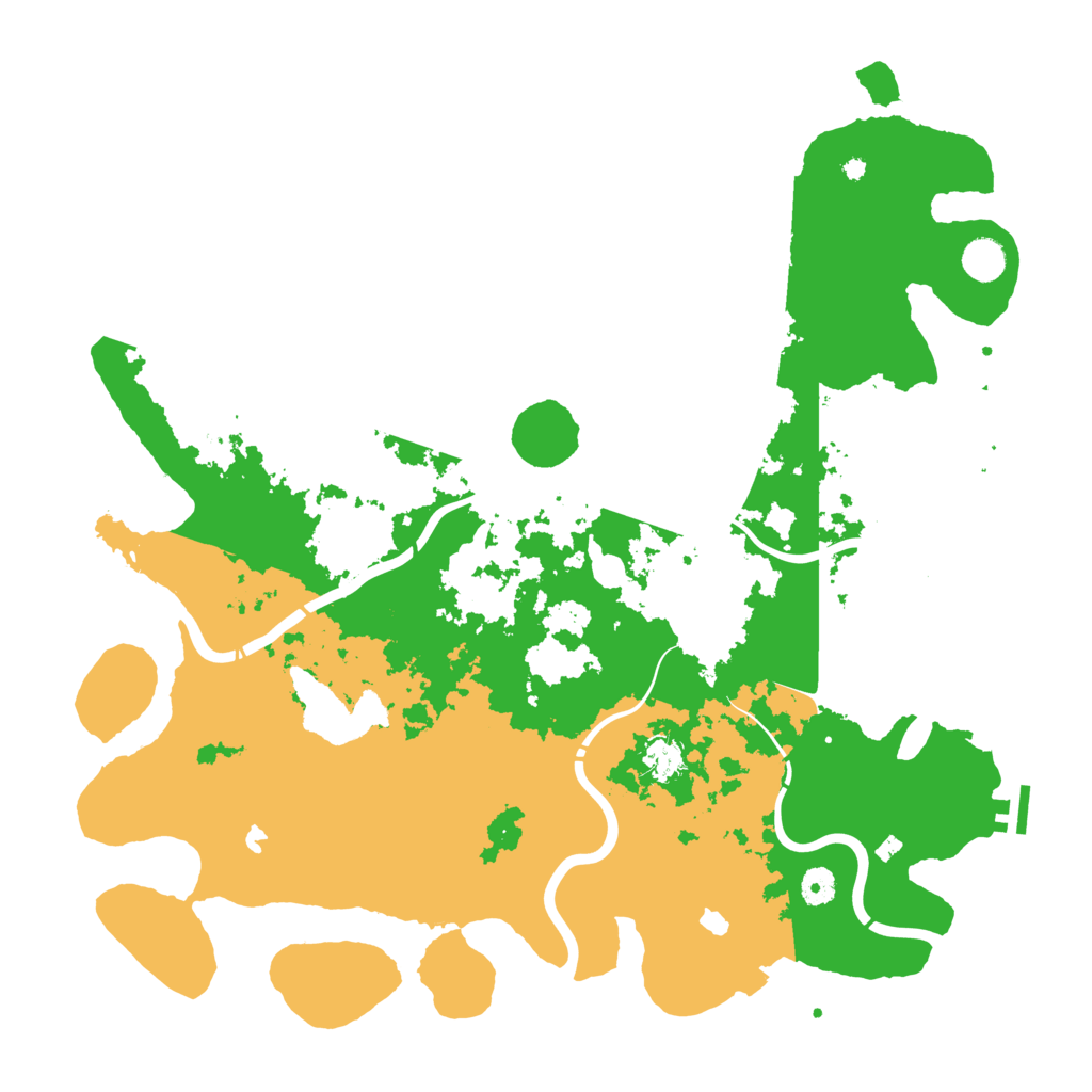 Biome Rust Map: Procedural Map, Size: 4500, Seed: 74955178