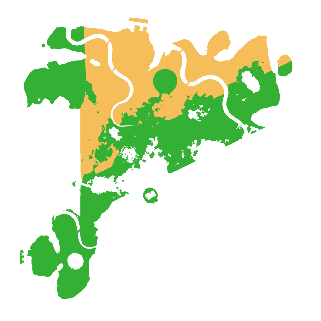 Biome Rust Map: Procedural Map, Size: 3500, Seed: 673392149