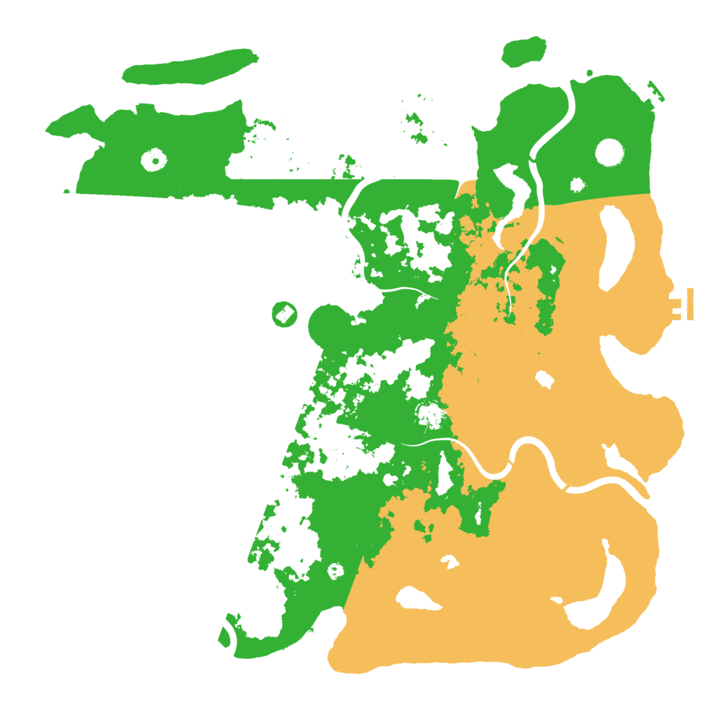 Biome Rust Map: Procedural Map, Size: 4500, Seed: 31200